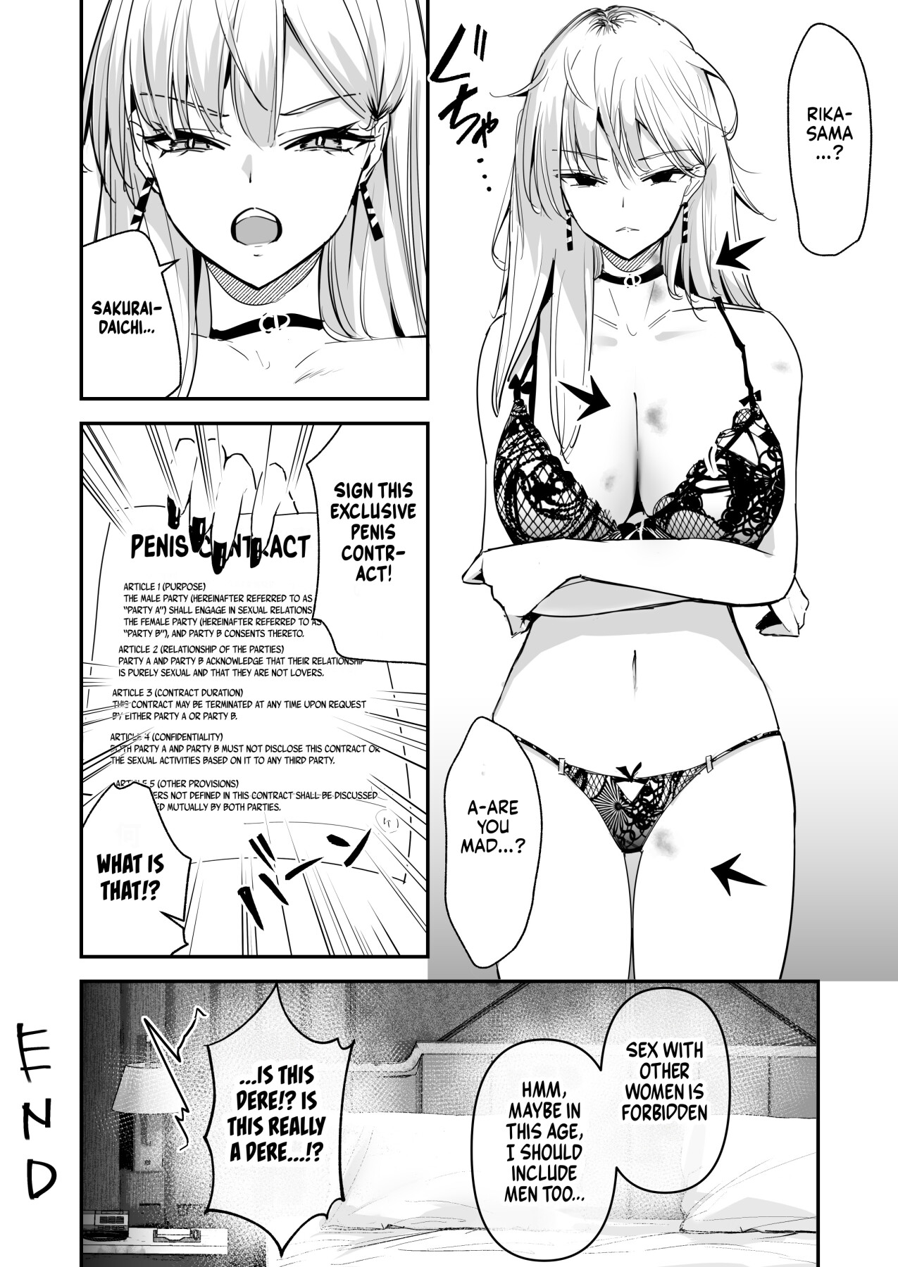 Hentai Manga Comic-The Story of How I'm Treated Like a Living Dildo by a Big-Titted Rich Gyaru Who Has No Interest in Being Lovey-Dovey-Read-35